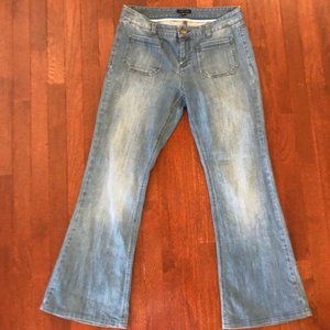 Tommy Hilfiger Stonewashed Flare Leg Jeans - 10